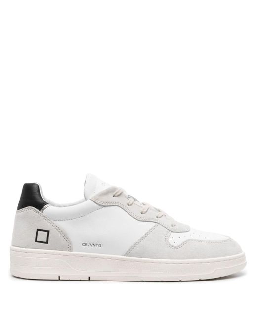 Date White Court Vintage Panelled Sneakers for men