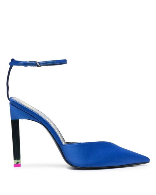 The Attico Blue Pointed-Toe Stiletto Heel Pumps