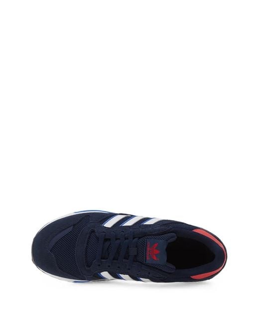Adidas Blue Zx 600 Panelled Sneakers for men