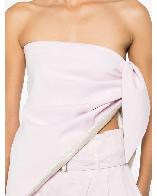 Agolde White X Maria Mcmanus Bandana Top