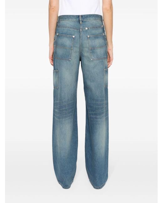 Givenchy Straight Jeans in het Blue