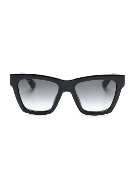 Gucci Black Cat-Eye Gradient Sunglasses