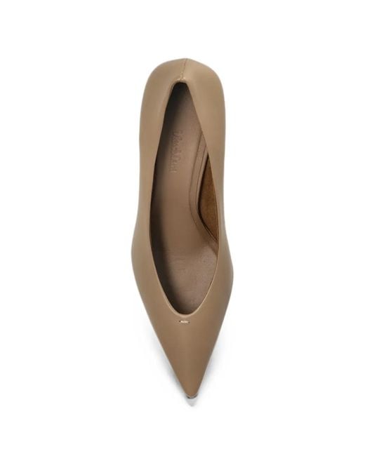 Max Mara Multicolor Leather Pointed-Toe Pumps