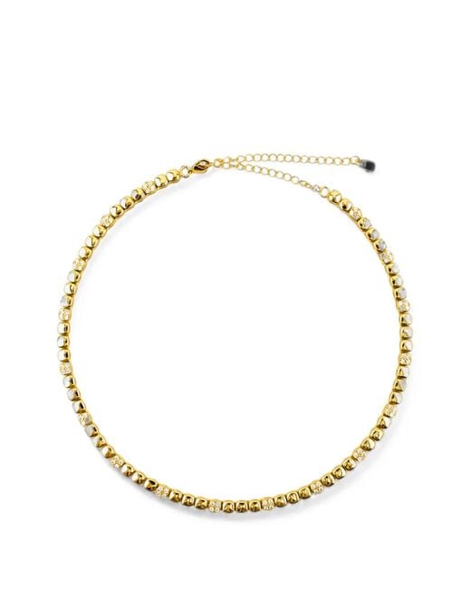 Lady D World Metallic Tennis Necklace