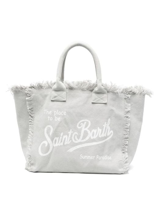 Mc2 Saint Barth White Vanity Tote Bag