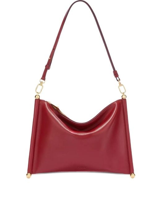 Furla Red Sfera Soft Shoulder Bag