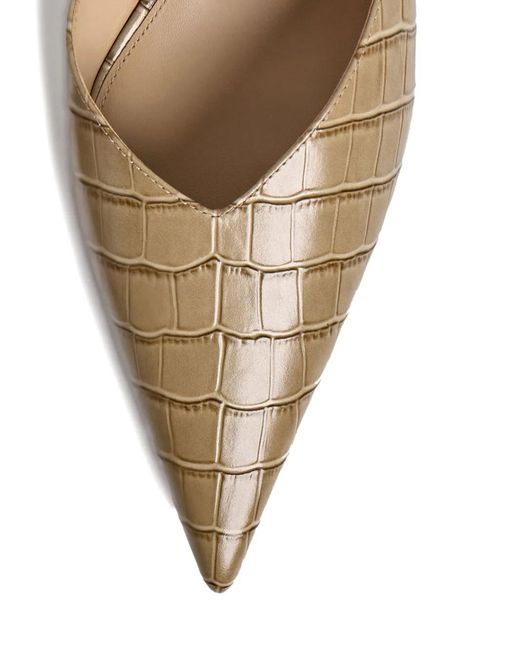 12 STOREEZ Multicolor 40Mm Crocodile-Embossed Pointed-Toe Mules