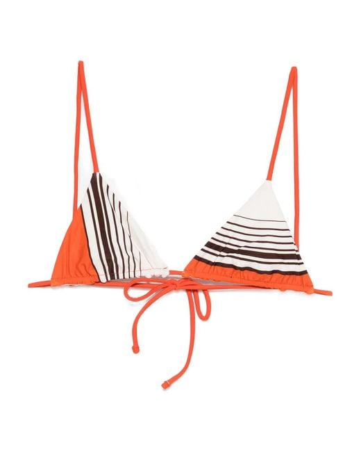Sir Red Haut De Bikini Destino À Rayures