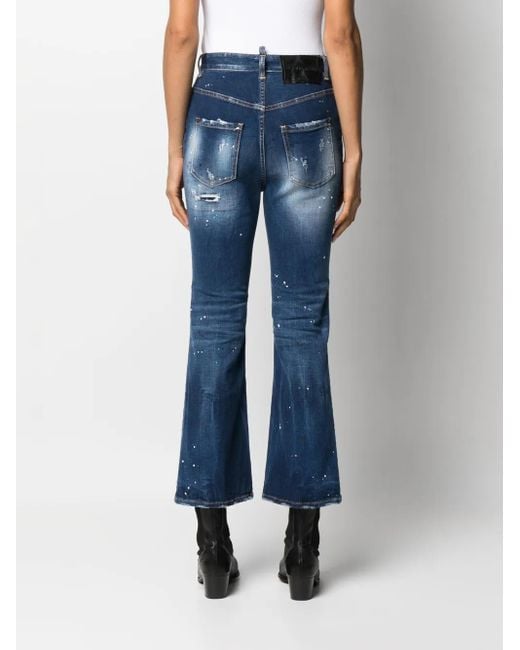 DSquared² Flared Jeans in het Blue