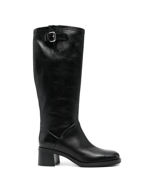 Our Legacy Black Alta Buckle Boots