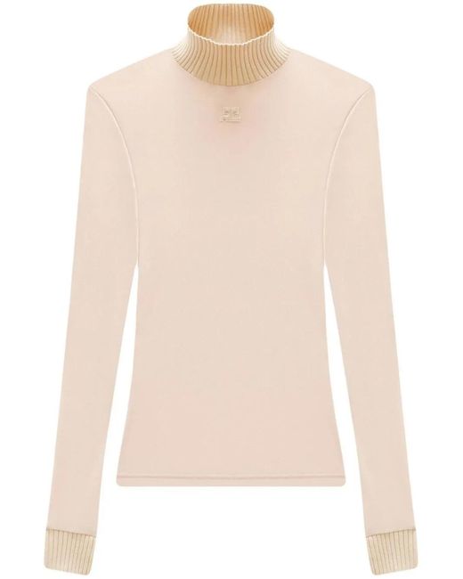 Courreges White Reedition Second-Skin Top
