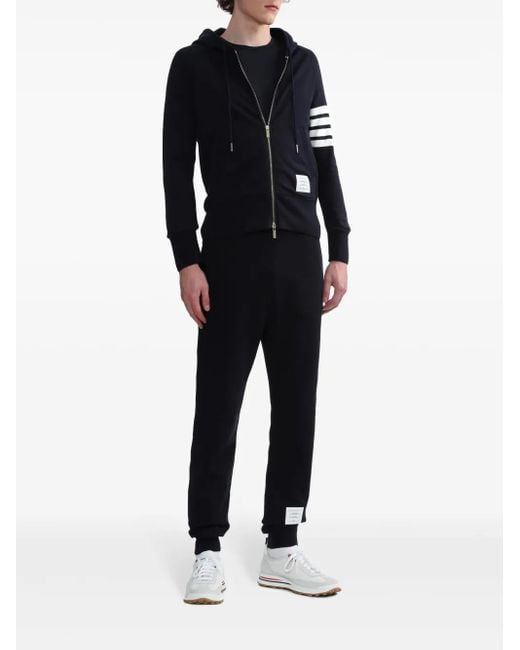 Thom Browne Blue Rwb Stripe Loopback Track Pants for men
