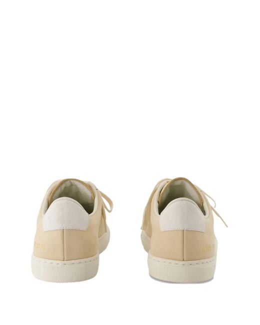 Common Projects Natural Retro Lace-Up Sneakers