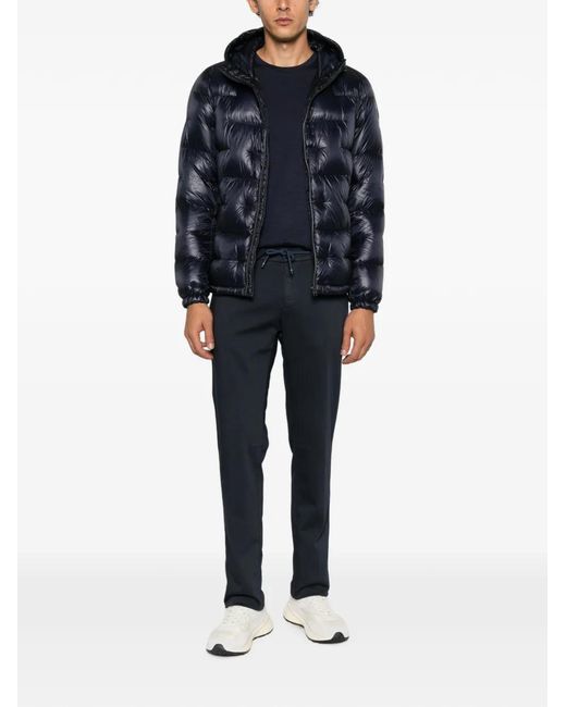 Mason's Blue Milano Drawstring Trousers for men