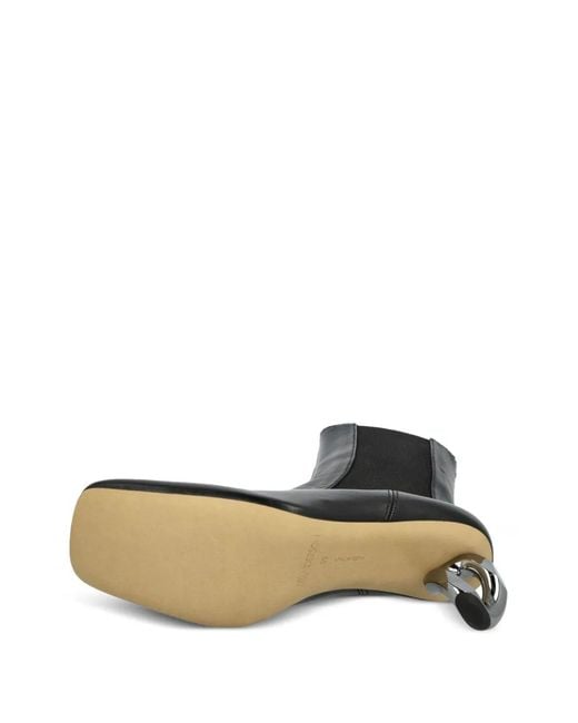 J.W. Anderson チェーンヒール チェルシーブーツ Black