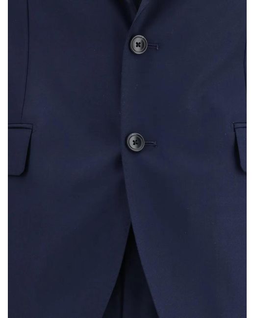 Tagliatore Blue Button Suit for men