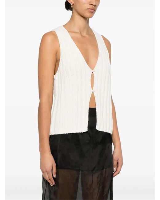 Samsøe & Samsøe White Salou Vest