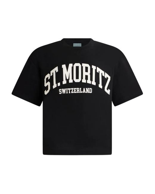 Bally Black St Moritz-Print T-Shirt for men