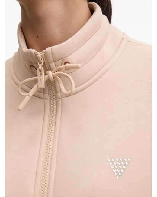 Guess Natural Zip-Up Sweatshirt