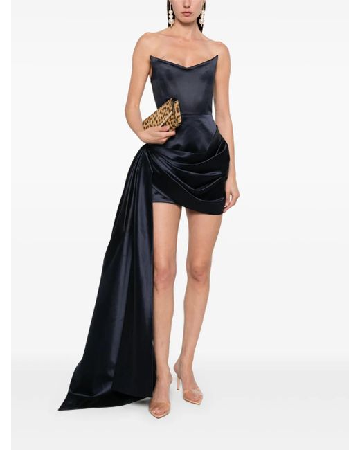 Alex Perry Asymmetric Corset Mini Dress in Black | Lyst Alex Perry Asymmetric Corset Mini Dress in Black | Lyst