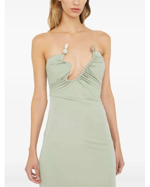 Christopher Esber Women's Green Odessa Evening Gown - thefunkyskunk.ie