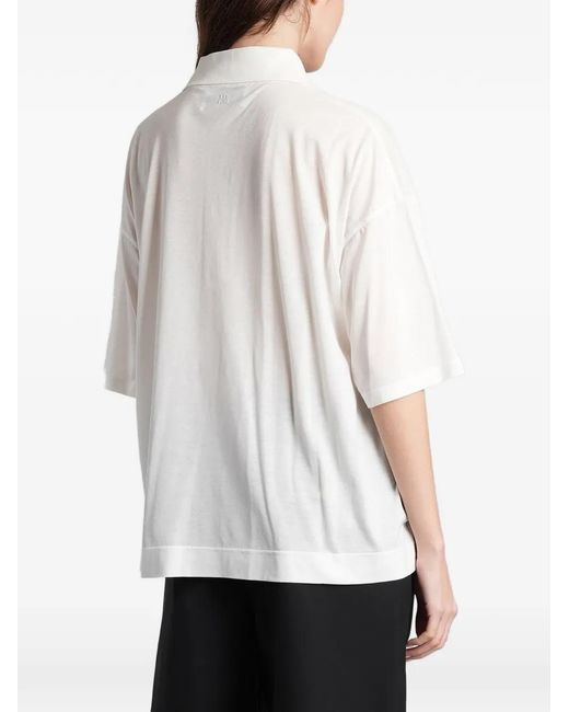 AMI White Ami De Coeur Polo Shirt