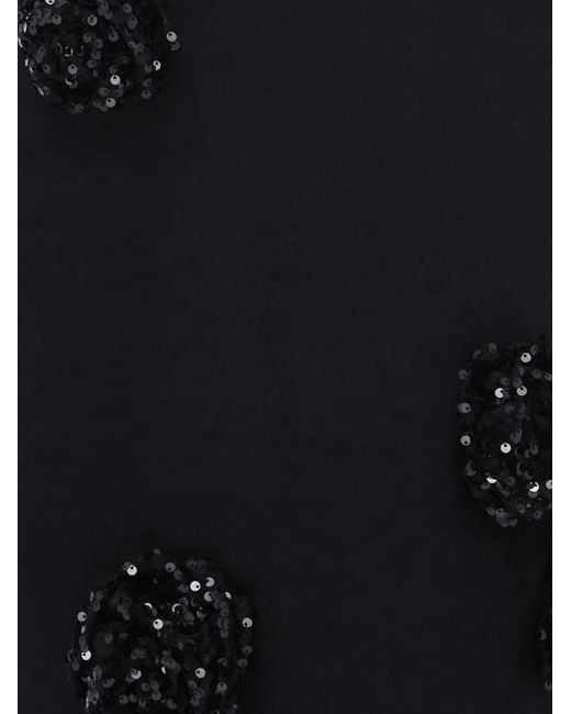 LEO LIN Zayna パフスリーブ ドレス Black