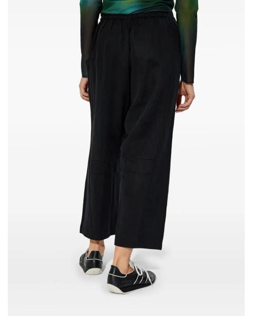 Y-3 Blue Elasticated Cropped Trousers
