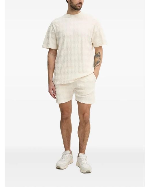 メンズ BALR Honeycomb-textured Shorts Natural