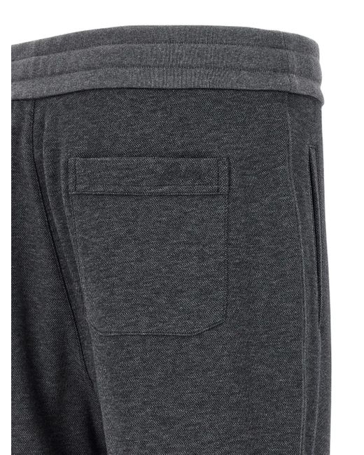 Pantalon De Jogging À Taille Élastiquée Brioni pour homme en coloris Gray