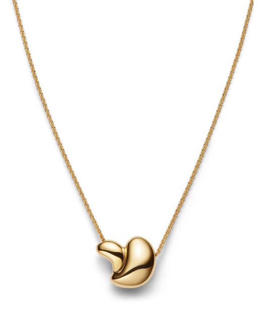 Maria Black Metallic Sagene Pendant Necklace