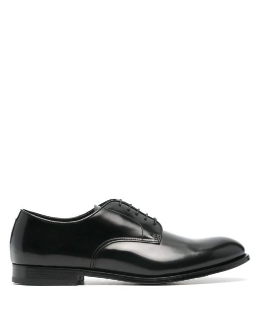 Chaussures oxford en cuir verni Doucal's pour homme en coloris Black