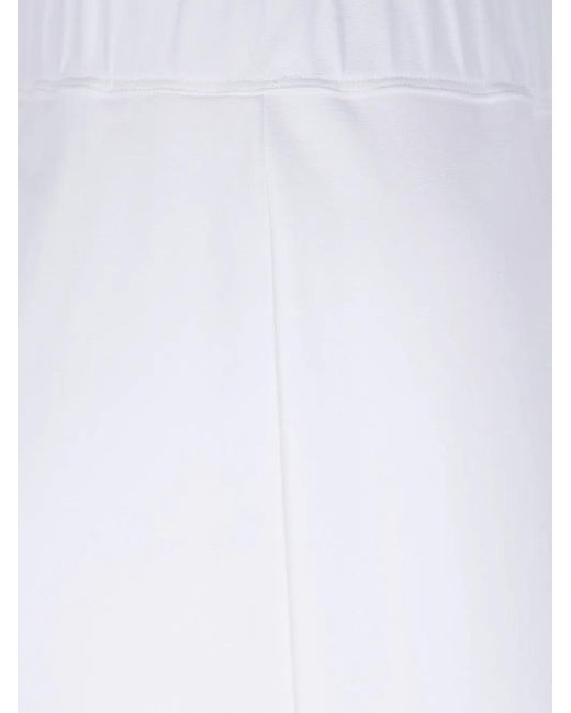 Pierantoniogaspari White Elasticated Trousers