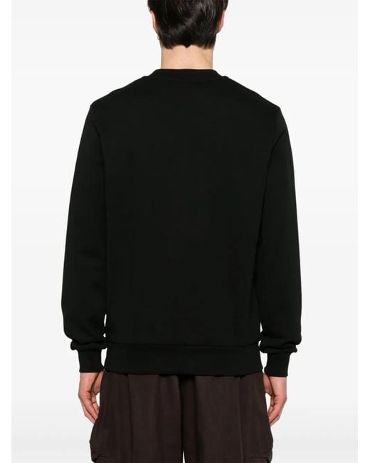 Lacoste Black Cotton Sweatshirt for men