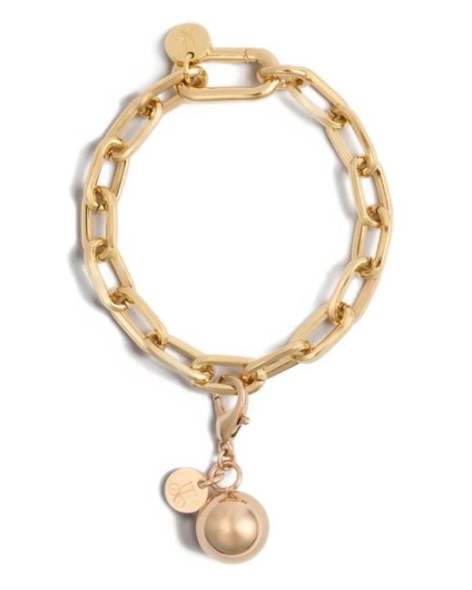 LaDoubleJ White Orb Branded Charm