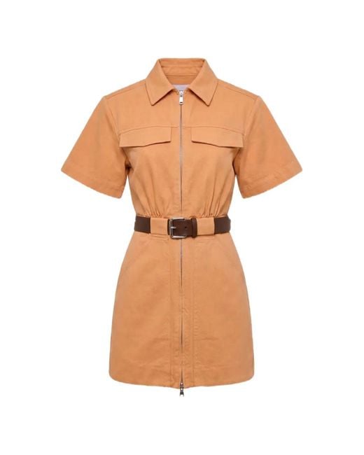 Nicholas White Embla Belted Utility Mini Dress