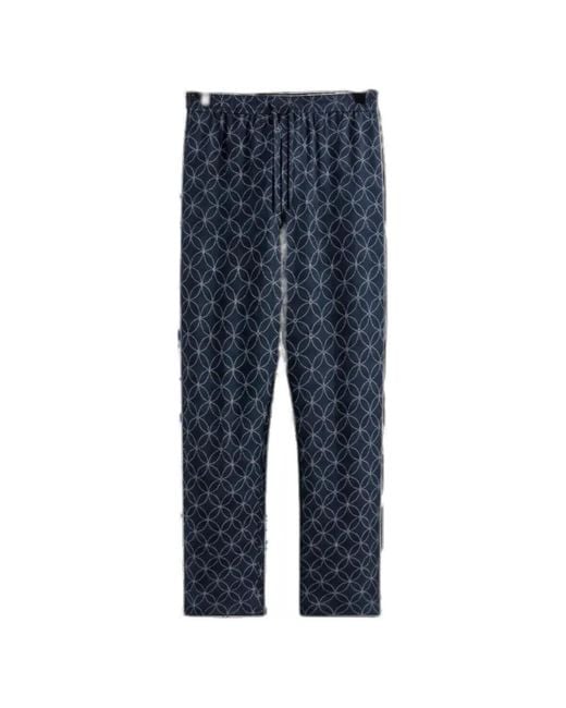 Kith Blue Pantalon Barrow À Coutures Géométriques for men