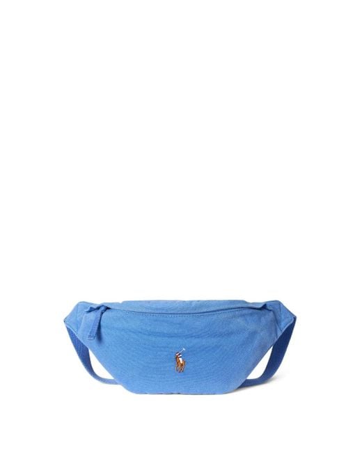 Polo Ralph Lauren Blue Canvas Belt Bag for men