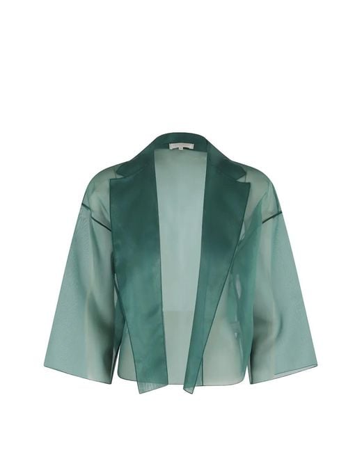 Antonelli Green Emma V-Neck Oversized Jacket