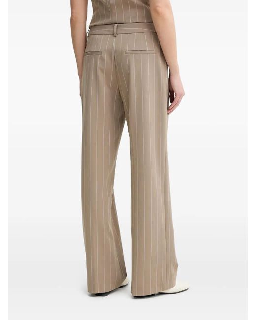 Samsøe & Samsøe Natural Pinstripe Tailored Trousers