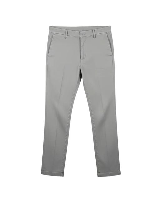 Tombolini Gray Pantalon Chino À Plis Marqués for men