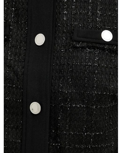 Morgan Black Button Patch Pocket Jacket