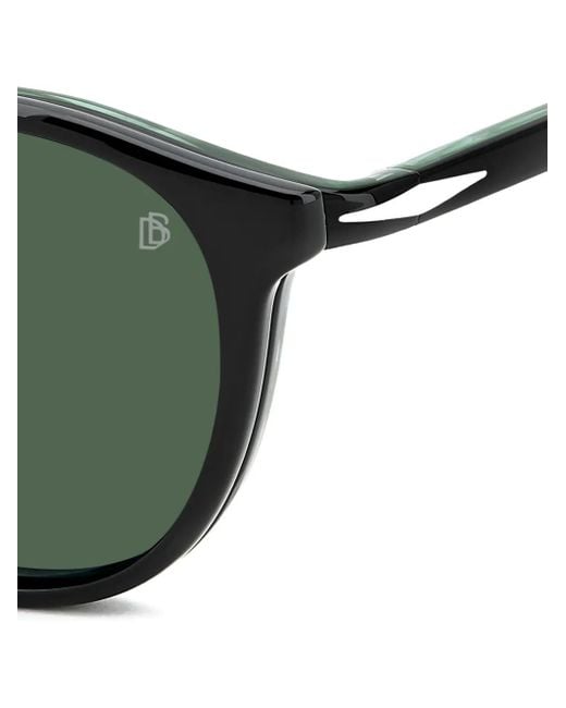 David Beckham Green Round Frame Glasses