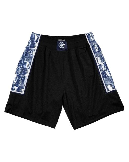 Mitchell & Ness Black Ncaa 1995 "Georgetown Hoyas" Alternate Shorts for men