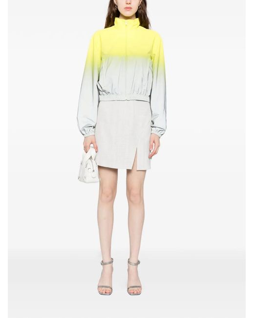 Alexander Wang Yellow Reflective Track Jacket