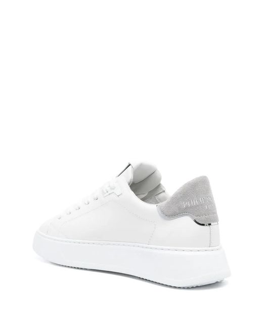 Philippe Model White Temple Sneakers for men