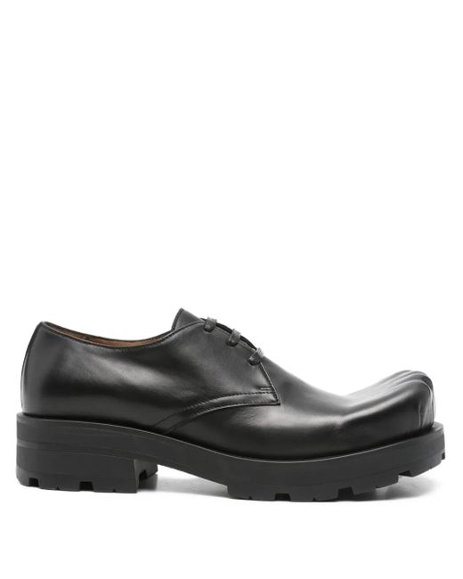 Charles Jeffrey Black 45Mm Moggies Leather Derby Shoes