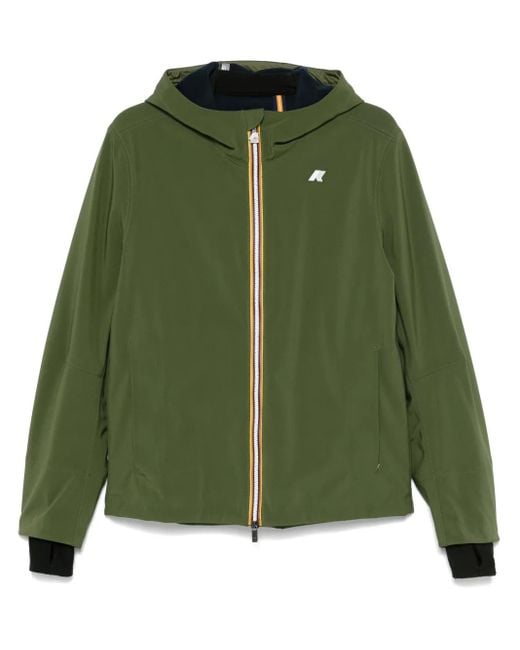 K-Way Green Jacko Bonded Jacket for men