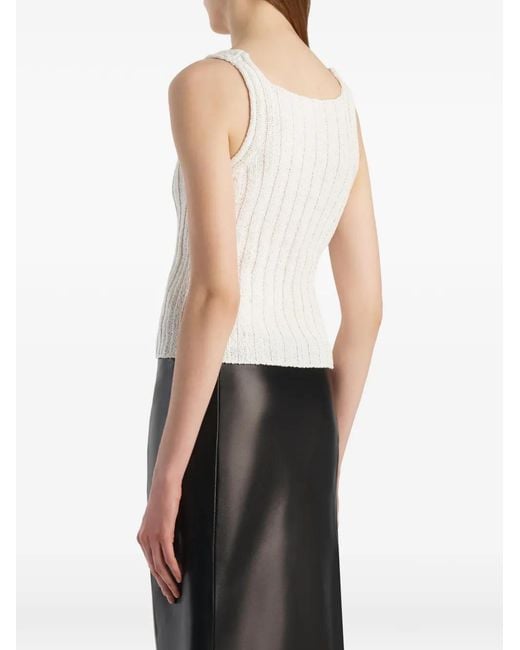 Khaite White Val Top