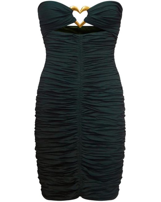 Vestido En Color Verde Oscuro Talla (También En Xs) Area de color Black